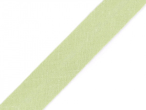 Šikmý proužek bavlněný šíře 14 mm zažehlený