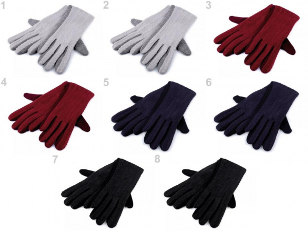 Dámské úpletové rukavice