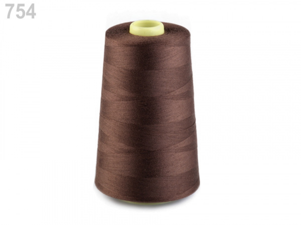 Polyesterové nitě pro overlocky i klasické šití návin 5000 yards PES 40/2