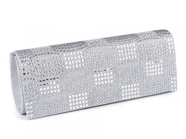 Kabelka - psaníčko lurexové s kamínky