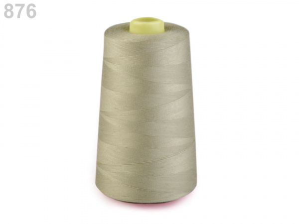 Polyesterové nitě pro overlocky i klasické šití návin 5000 yards PES 40/2