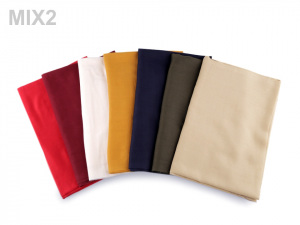 Šátek / šála jednobarevná s třásněmi 70x180 cm