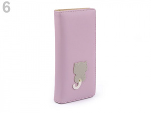 Dámská / dívčí peněženka kočka 8,5x18 cm