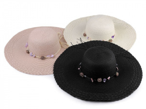 Dámský klobouk / slamák k dozdobení