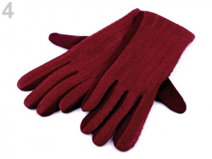 Dámské úpletové rukavice