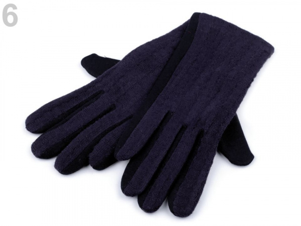 Dámské úpletové rukavice