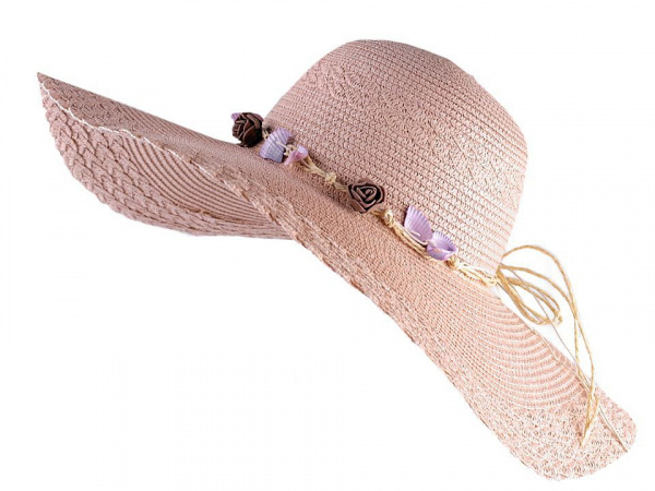 Dámský klobouk / slamák k dozdobení