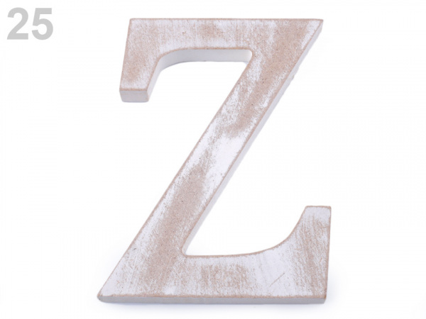 Dřevěná písmena abecedy vintage