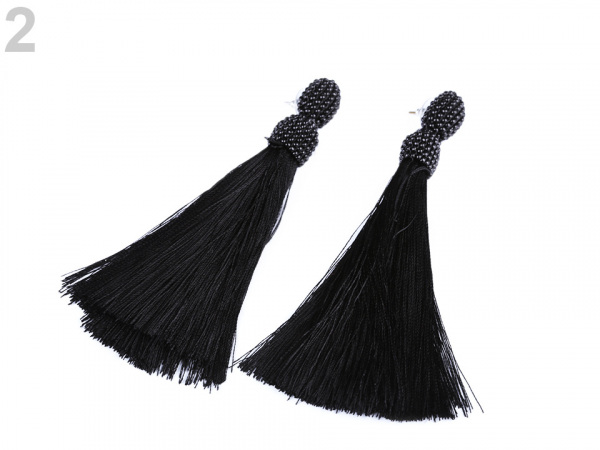 Náušnice dlouhé střapce