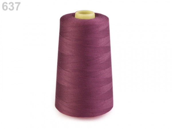 Polyesterové nitě pro overlocky i klasické šití návin 5000 yards PES 40/2