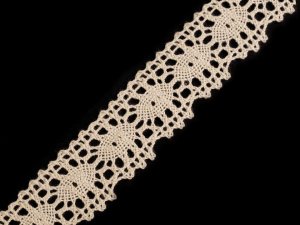 Bavlněná krajka paličkovaná šíře 32 mm