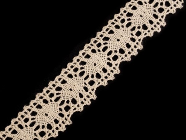 Bavlněná krajka paličkovaná šíře 32 mm