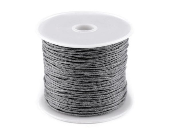 Šňůra bavlněná Ø1 mm voskovaná