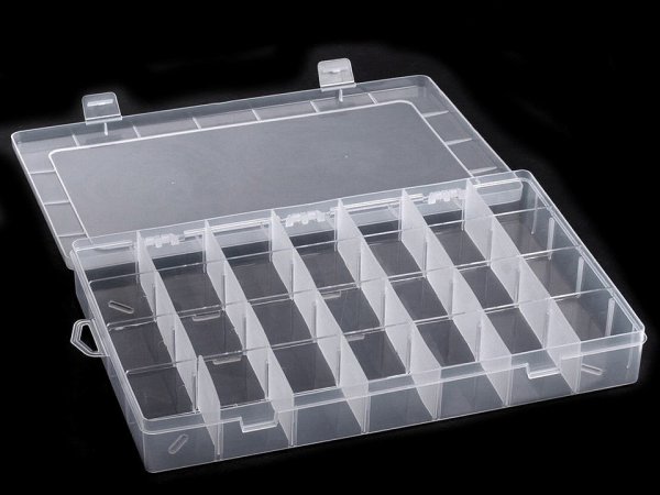 Plastový box / zásobník 21x34x5 cm