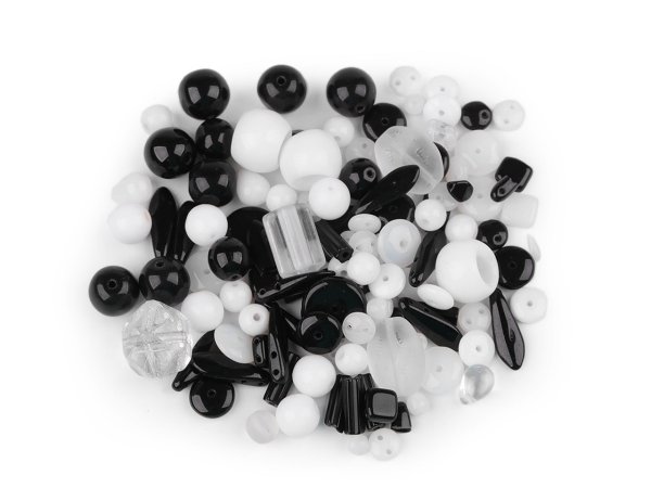 Skleněné korálky ramš mačkanice 2. jakost