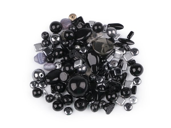 Skleněné korálky ramš mačkanice 2. jakost