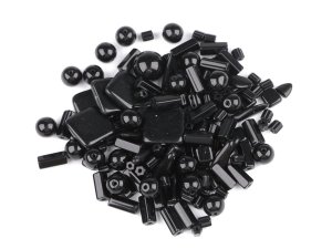 Skleněné korálky ramš mačkanice 2. jakost