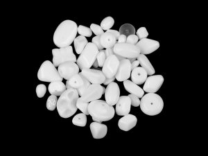 Skleněné korálky ramš mačkanice 2. jakost