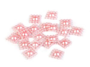 Borta s perlami - půlperle šíře 9 mm