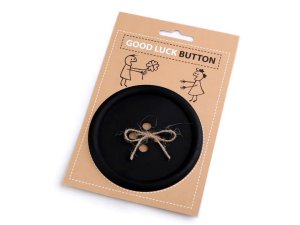 Knoflík pro štěstí / podtácek