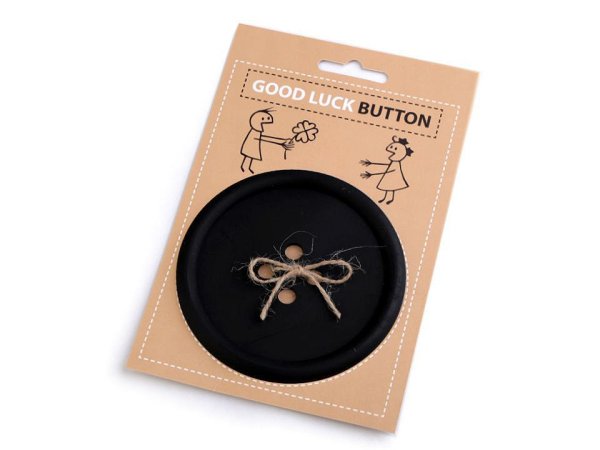 Knoflík pro štěstí / podtácek