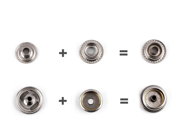 Kovové druky Ø15 mm (AM6) - O-SPRING - sypané