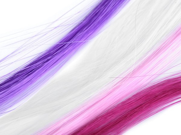 Pramínky do vlasů s pukačkou