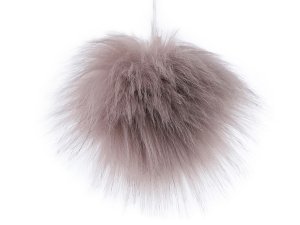 Kožešinová bambule na čepici Ø7-9 cm