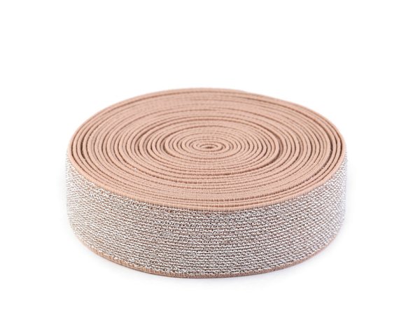 Pruženka s lurexem šíře 30 mm