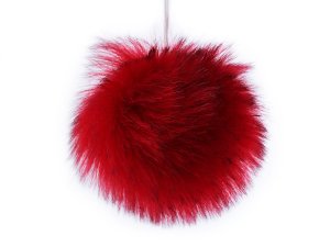 Kožešinová bambule na čepici Ø7-9 cm