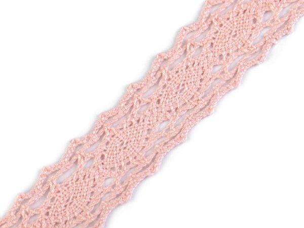 Krajka / vsadka paličkovaná šíře 25 mm