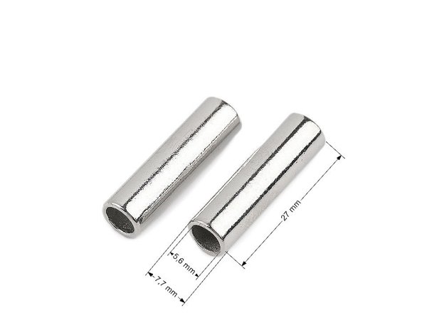 Kovová koncovka na šňůru Ø5,6 mm / ozdoba