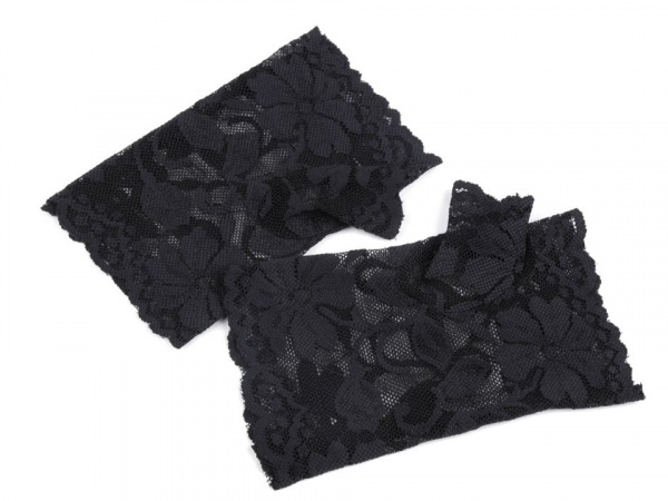 Společenské rukavice krajkové bez prstů