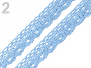 Bavlněná krajka paličkovaná šíře 28 mm