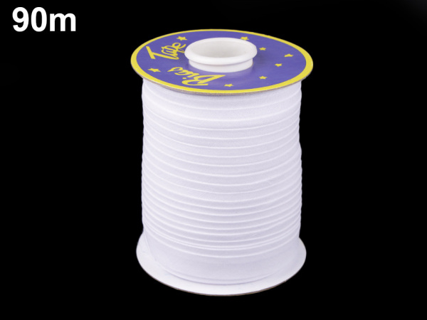 Šikmý proužek bavlněný šíře 14 mm zažehlený