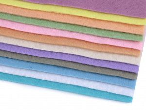 Látková dekorativní plsť / filc 20x30 cm