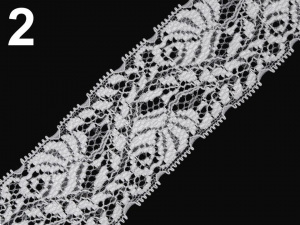 Elastická krajka / vsadka šíře 40 mm