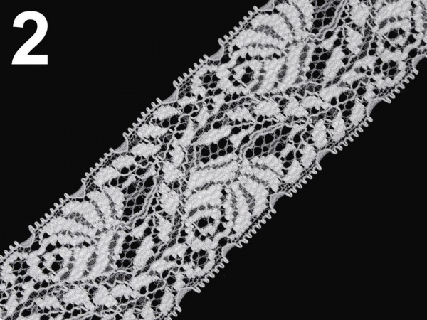 Elastická krajka / vsadka šíře 40 mm