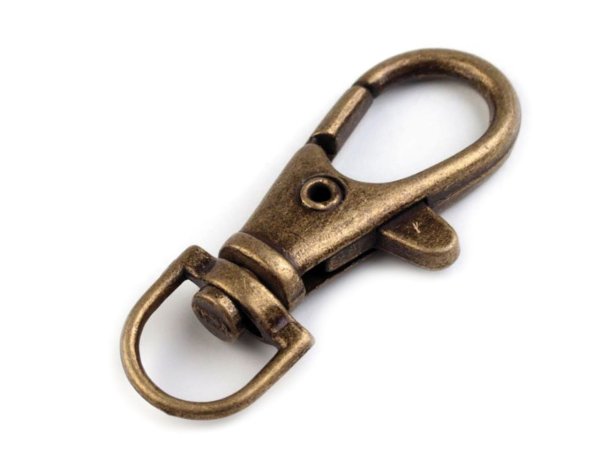 Kovová karabina s obrtlíkem průvlek 10 mm