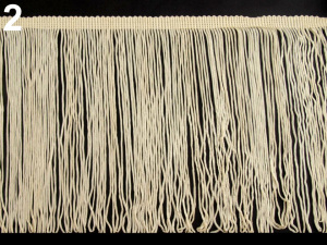 Třásně dvojité šíře 17 cm