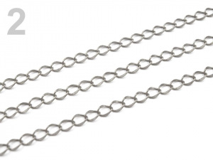 Řetízek kovový 4x5 mm