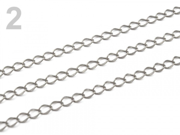 Řetízek kovový 4x5 mm