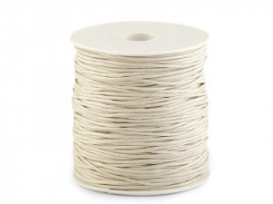 Šňůra bavlněná Ø1,8 mm voskovaná