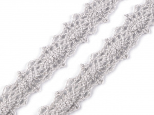 Krajka / vsadka paličkovaná šíře 12 mm