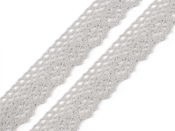 Bavlněná krajka paličkovaná šíře 25 mm