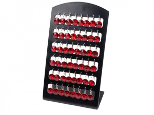 Náušnice se skleněným kamínkem ABBY