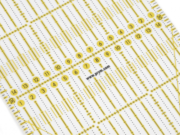 Pravítko na patchwork Prym 15x60 cm