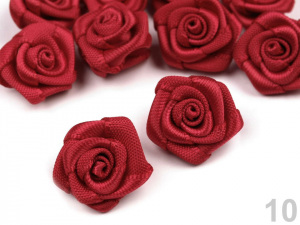 Saténová růže Ø15 mm