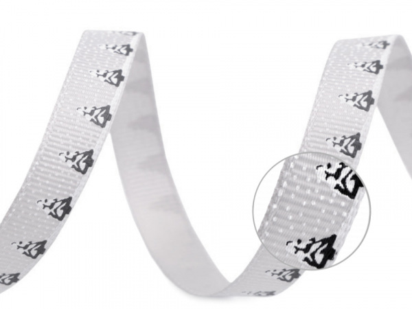 Rypsová stuha stromeček šíře 10 mm