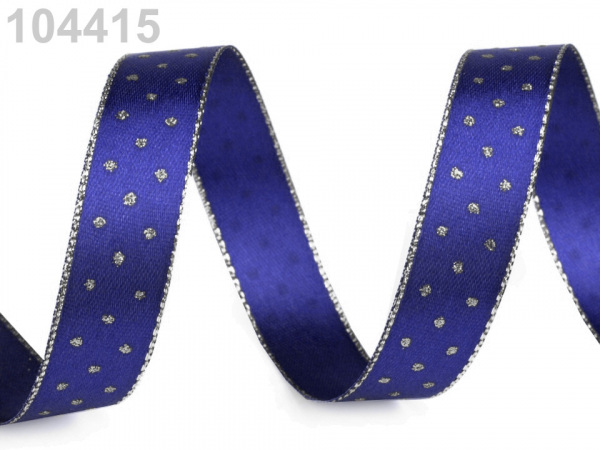 Stuha s lurexem šíře 15 mm